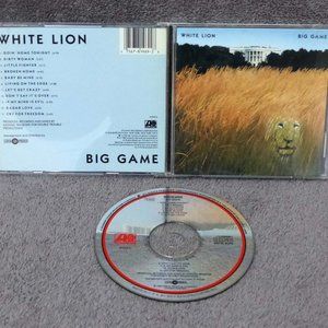 White Lion Big Game CD 1989 Atlantic Records Compact Disk 7 81969-2 Rock